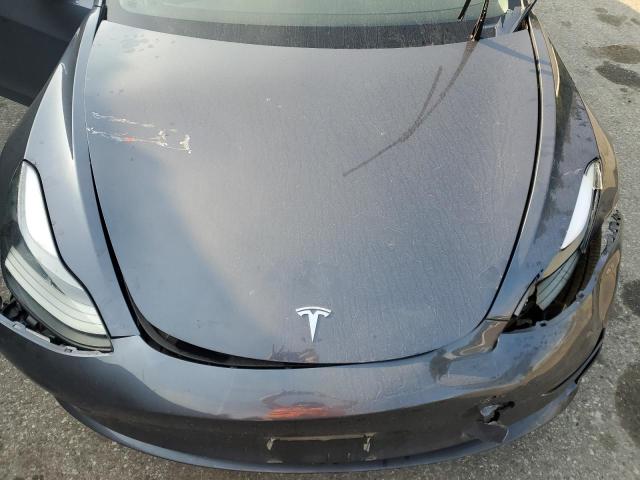5YJ3E1EA2PF406377 - 2023 TESLA MODEL 3 GRAY photo 12
