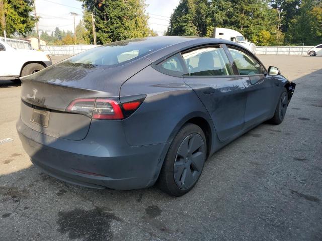 5YJ3E1EA2PF406377 - 2023 TESLA MODEL 3 GRAY photo 3