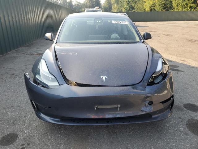 5YJ3E1EA2PF406377 - 2023 TESLA MODEL 3 GRAY photo 5