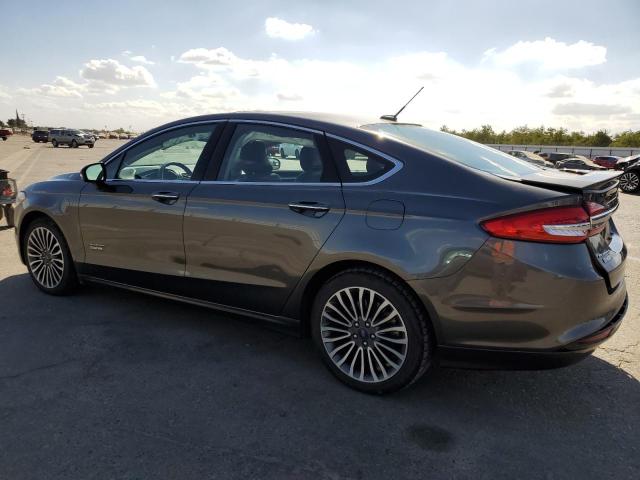 3FA6P0SU8HR329603 - 2017 FORD FUSION TITANIUM PHEV GRAY photo 2