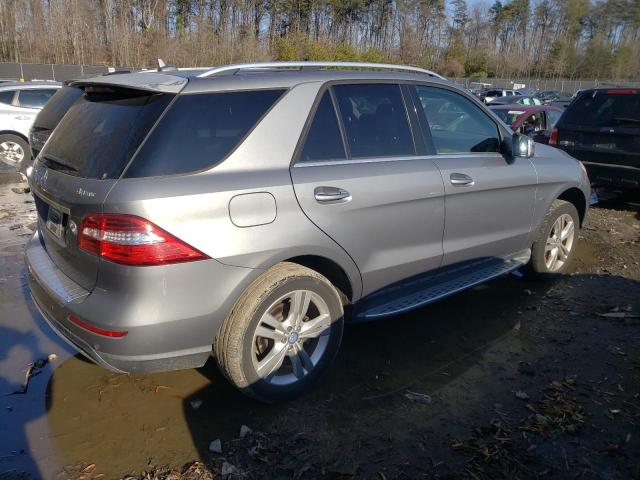 4JGDA5HB8CA000680 - 2012 MERCEDES-BENZ ML 350 4MATIC SILVER photo 3