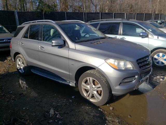 4JGDA5HB8CA000680 - 2012 MERCEDES-BENZ ML 350 4MATIC SILVER photo 4