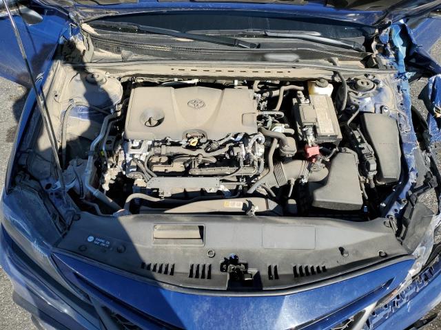 4T1T11AK1PU140055 - 2023 TOYOTA CAMRY SE NIGHT SHADE BLUE photo 11