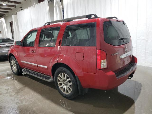 5N1AR1NBXAC626676 - 2010 NISSAN PATHFINDER S RED photo 2