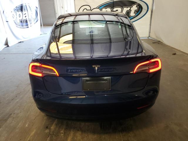 5YJ3E1EA9NF371334 - 2022 TESLA MODEL 3 ლურჯი ფოტო 6