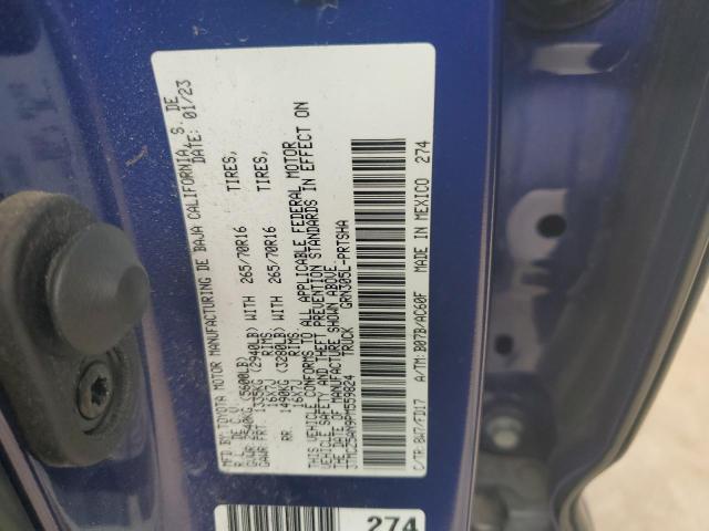 3TMCZ5AN9PM559824 - 2023 TOYOTA TACOMA DOUBLE CAB Mavi foto 12