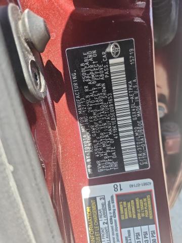 4T1BK1EB5EU091653 - 2014 TOYOTA AVALON BASE Бордовый фото 13