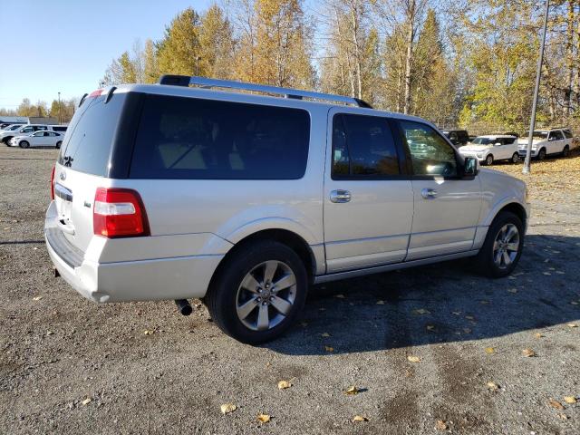 1FMJK2A51BEF08614 - 2011 FORD EXPEDITION EL LIMITED SILVER photo 3