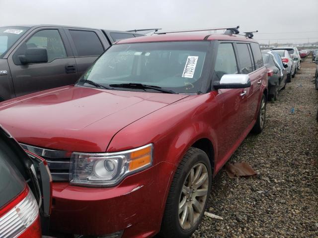 2FMGK5DC5ABA79378 - 2010 FORD FLEX LIMITED RED photo 1