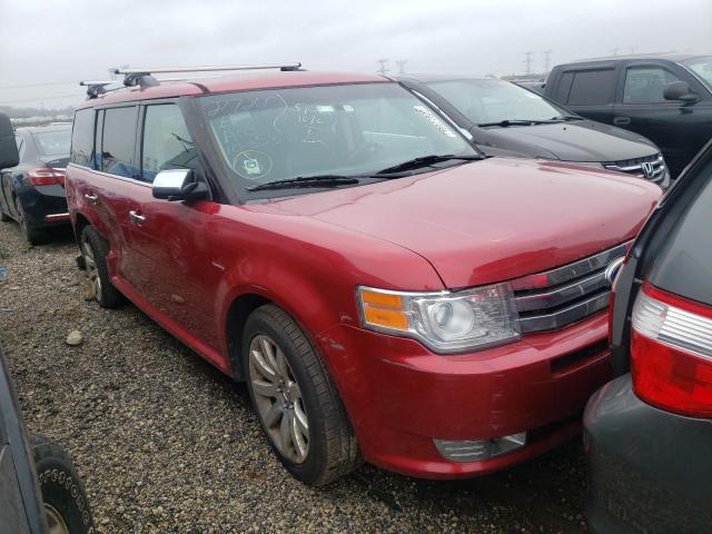 2FMGK5DC5ABA79378 - 2010 FORD FLEX LIMITED RED photo 4