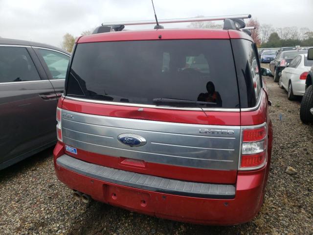 2FMGK5DC5ABA79378 - 2010 FORD FLEX LIMITED RED photo 6