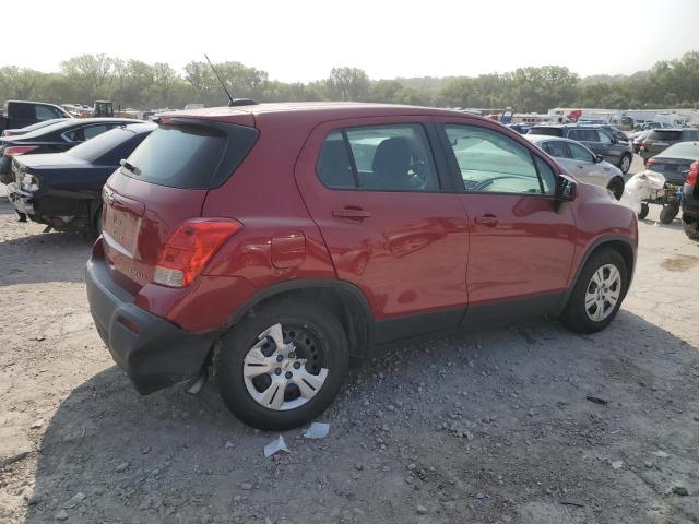 KL7CJKSB4FB263221 - 2015 CHEVROLET TRAX LS RED photo 3