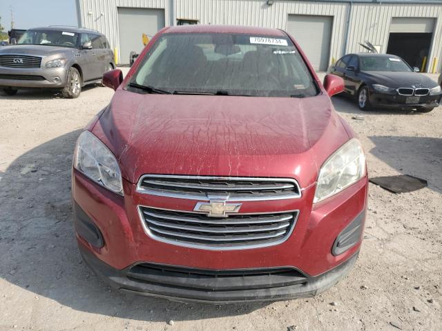 KL7CJKSB4FB263221 - 2015 CHEVROLET TRAX LS RED photo 5