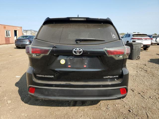 5TDDKRFH5FS161513 - 2015 TOYOTA HIGHLANDER LIMITED BLACK photo 6