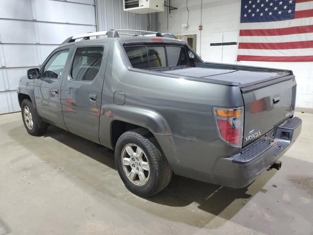 2HJYK16577H548620 - 2007 HONDA RIDGELINE RTL GRAY photo 2