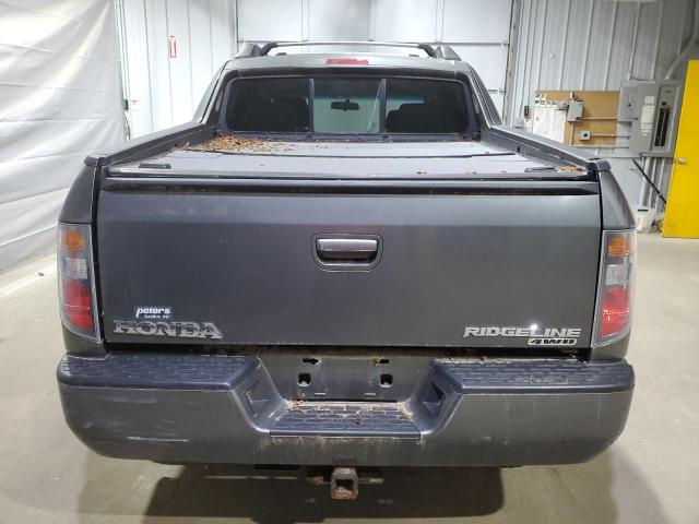 2HJYK16577H548620 - 2007 HONDA RIDGELINE RTL GRAY photo 6