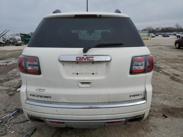 1GKKVTKD3EJ169494 - 2014 GMC ACADIA DENALI WHITE photo 6