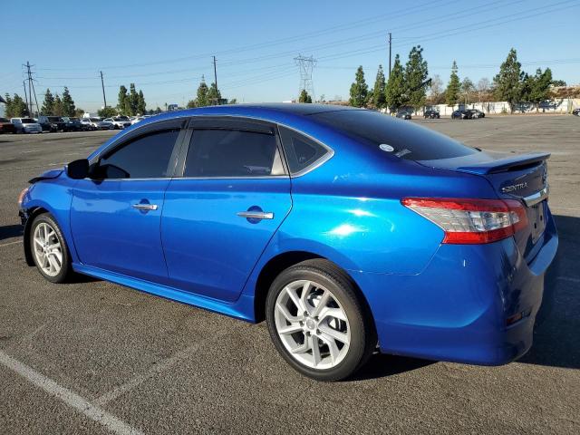 3N1AB7AP3EY272691 - 2014 NISSAN SENTRA S BLUE photo 2