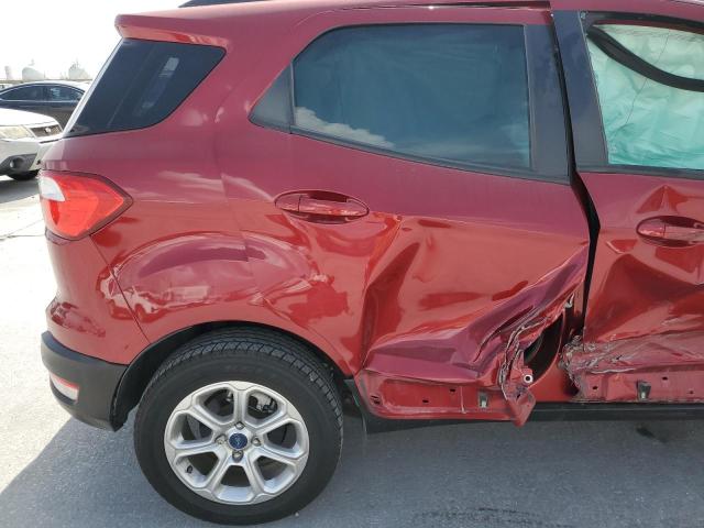 MAJ3P1TE4JC177968 - 2018 FORD ECOSPORT SE RED photo 11