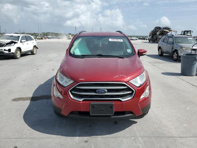 MAJ3P1TE4JC177968 - 2018 FORD ECOSPORT SE RED photo 5