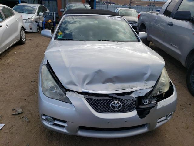 4TAFA38P17U119409 - 2007 TOYOTA SOLARA SILVER photo 5