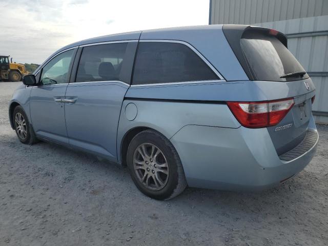 5FNRL5H60CB066879 - 2012 HOND ODYSSEY EXL BLUE photo 2