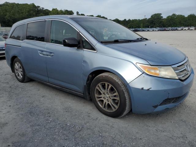 5FNRL5H60CB066879 - 2012 HOND ODYSSEY EXL BLUE photo 4
