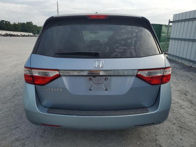 5FNRL5H60CB066879 - 2012 HOND ODYSSEY EXL BLUE photo 6