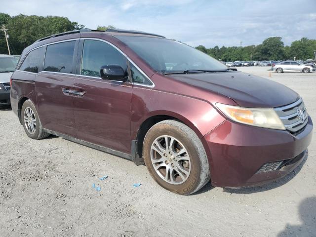 5FNRL5H65CB136571 - 2012 HONDA ODYSSEY EXL BURGUNDY photo 4