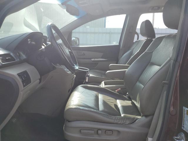 5FNRL5H65CB136571 - 2012 HONDA ODYSSEY EXL BURGUNDY photo 7