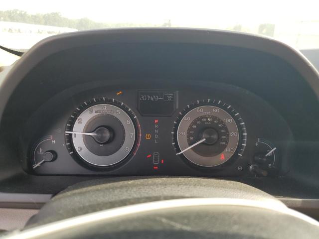 5FNRL5H65CB136571 - 2012 HONDA ODYSSEY EXL BURGUNDY photo 9