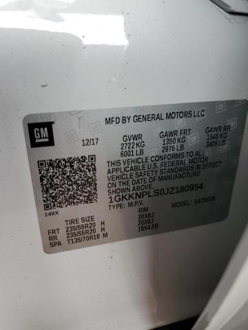 1GKKNPLS0JZ180954 - 2018 GMC ACADIA DENALI Beyaz fotoğraf 14