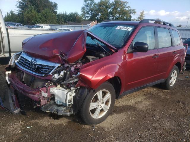 JF2SH6BC8AH801274 - 2010 SUBARU FORESTER XS RED photo 1