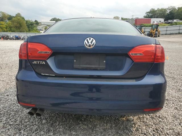 3VW2K7AJXBM109713 - 2011 VOLKSWAGEN JETTA BASE BLUE photo 6