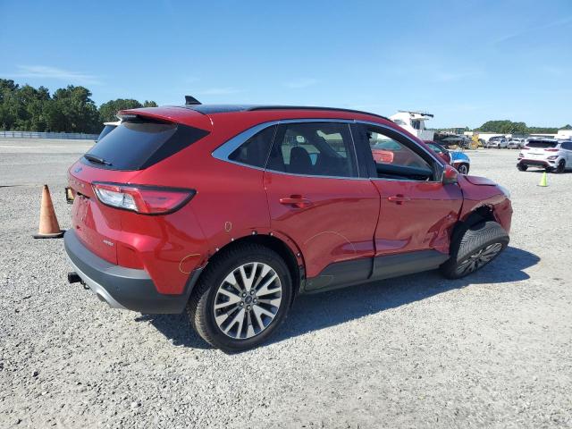 1FMCU9J93NUB96725 - 2022 FORD ESCAPE TITANIUM RED photo 3