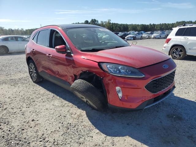 1FMCU9J93NUB96725 - 2022 FORD ESCAPE TITANIUM RED photo 4