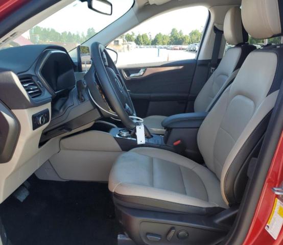 1FMCU9J93NUB96725 - 2022 FORD ESCAPE TITANIUM RED photo 7