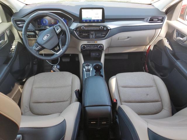 1FMCU9J93NUB96725 - 2022 FORD ESCAPE TITANIUM RED photo 8