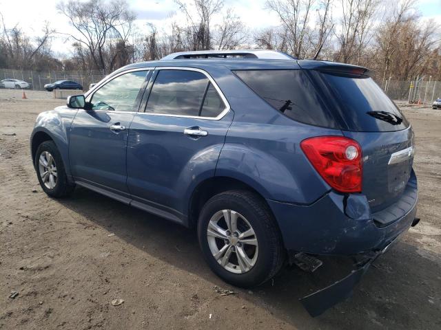 2GNFLGE50C6161403 - 2012 CHEVROLET EQUINOX LTZ BLUE photo 2