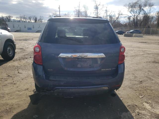 2GNFLGE50C6161403 - 2012 CHEVROLET EQUINOX LTZ BLUE photo 6