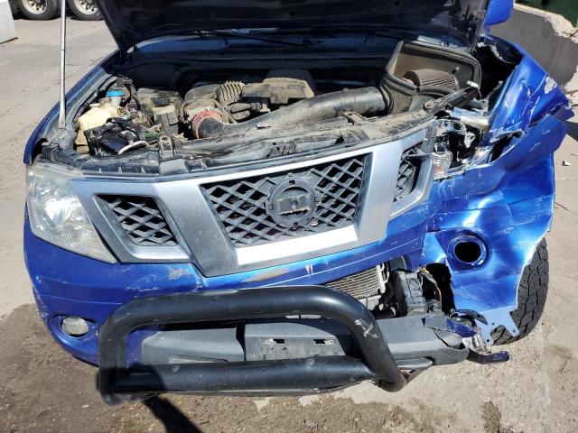 1N6AD0EV7EN743081 - 2014 NISSAN FRONTIER S BLUE photo 11