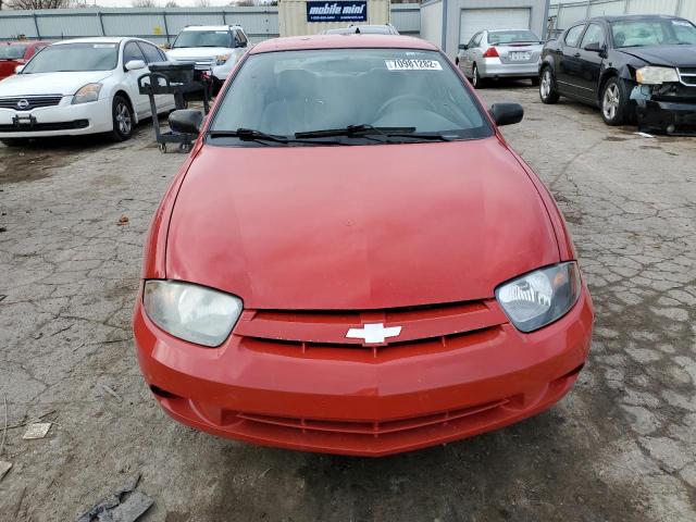 1G1JC12F137303957 - 2003 CHEVROLET CAVALIER RED photo 5