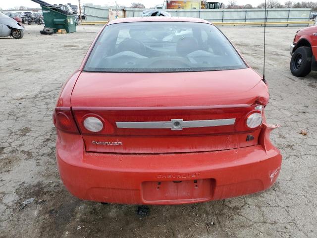 1G1JC12F137303957 - 2003 CHEVROLET CAVALIER RED photo 6