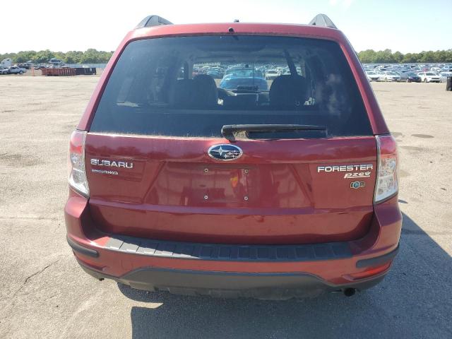 JF2SH6CC9AH803744 - 2010 SUBARU FORESTER 2.5X PREMIUM MAROON photo 6