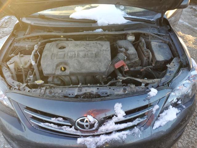 5YFBU4EE6DP152319 - 2013 TOYOTA COROLLA BASE GRAY photo 11