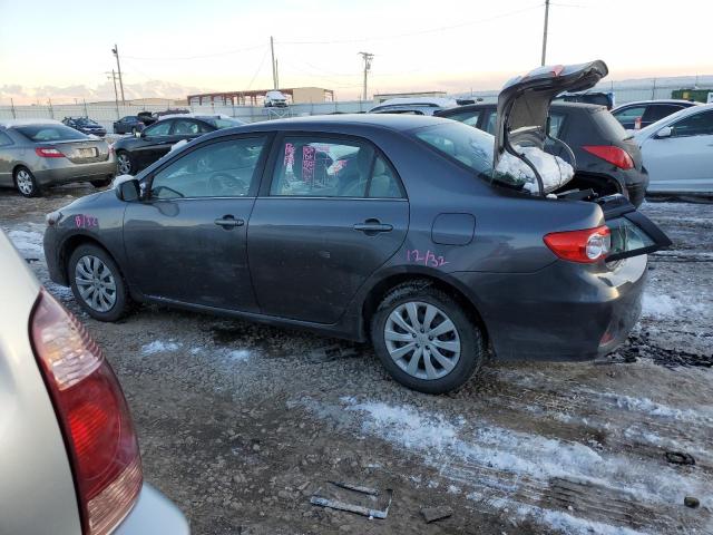 5YFBU4EE6DP152319 - 2013 TOYOTA COROLLA BASE GRAY photo 2