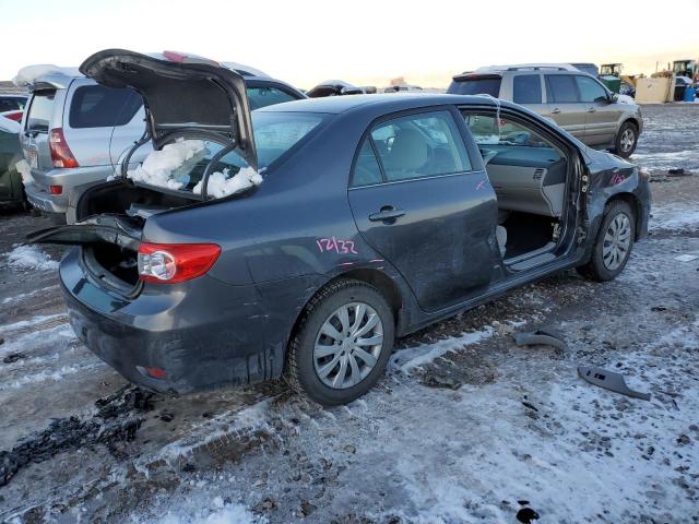 5YFBU4EE6DP152319 - 2013 TOYOTA COROLLA BASE GRAY photo 3