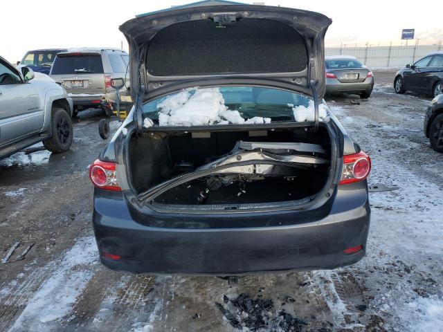 5YFBU4EE6DP152319 - 2013 TOYOTA COROLLA BASE GRAY photo 6