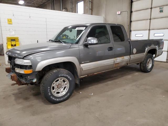 1GCGK29U2YE354076 - 2000 CHEVROLET SILVERADO K2500 GRAY photo 1