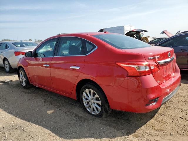 3N1AB7AP4HY209734 - 2017 NISSAN SENTRA S RED photo 2